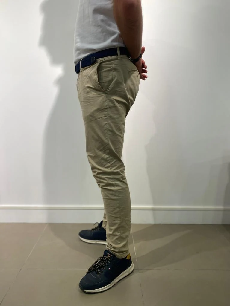 Pantalon chino Georgespaul beige