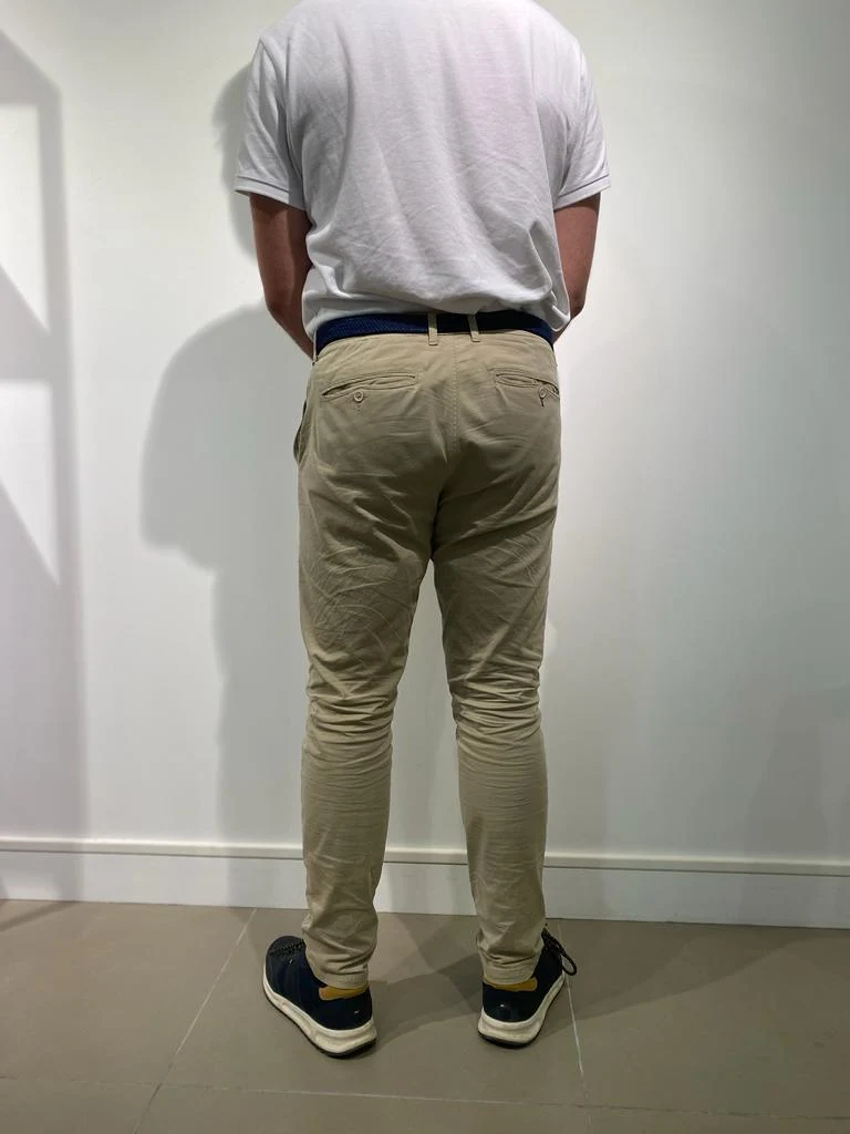 Pantalon chino Georgespaul beige
