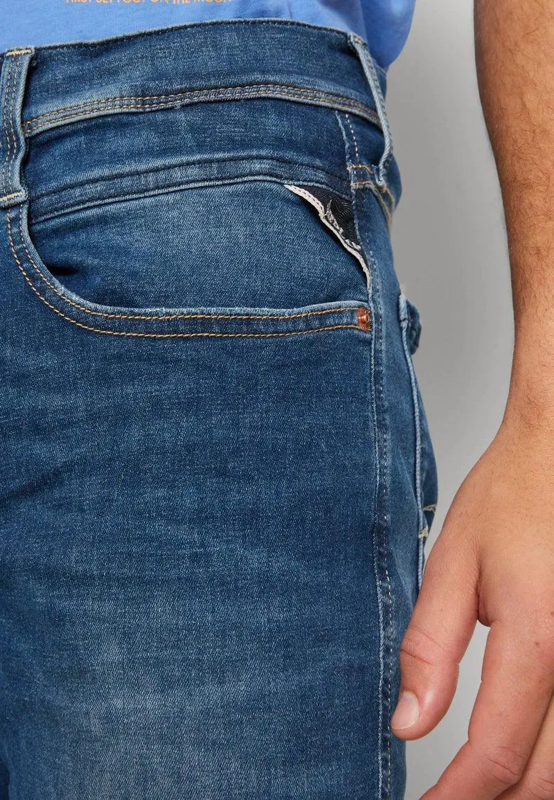 Jean Replay bleu foncé en coton