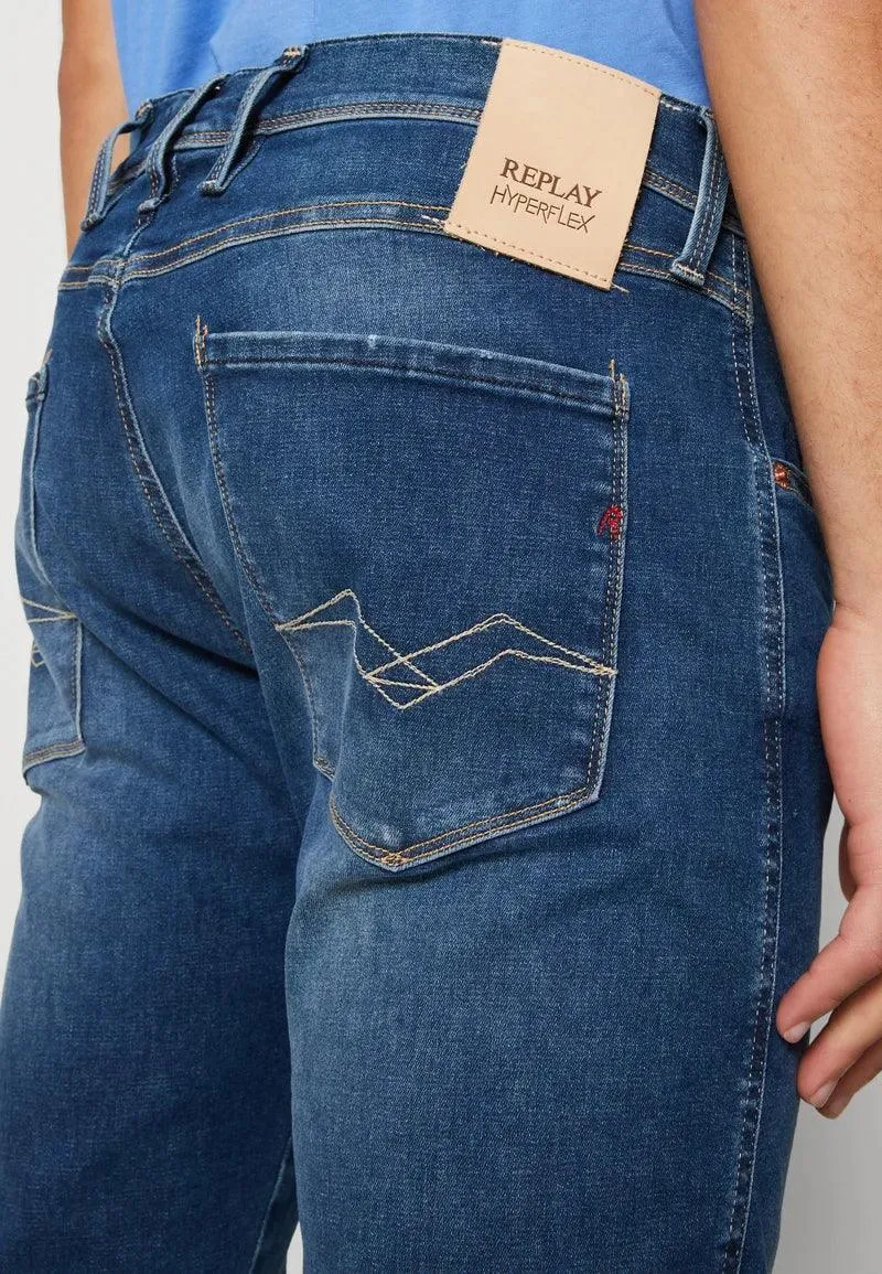 Jean Replay bleu foncé en coton