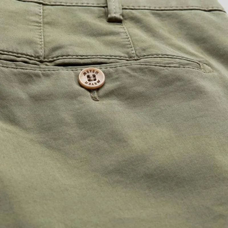 Pantalon chino Meyer kaki en coton bio
