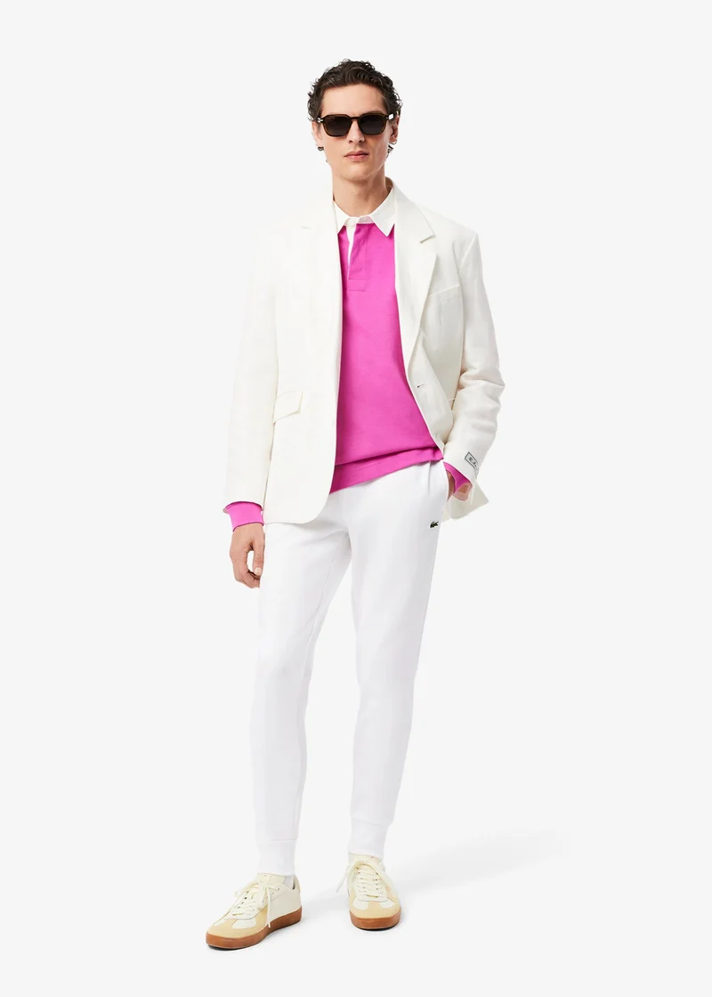 Pantalon de jogging Lacoste blanc