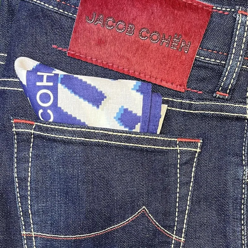 Jean slim Jacob Cohën bleu stretch