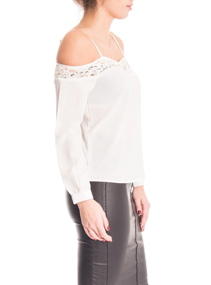 Blouse Pentagone à épaules dégagées