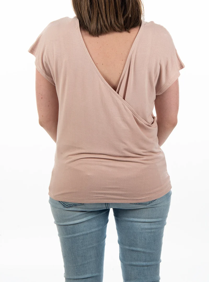 T-shirt drapé
