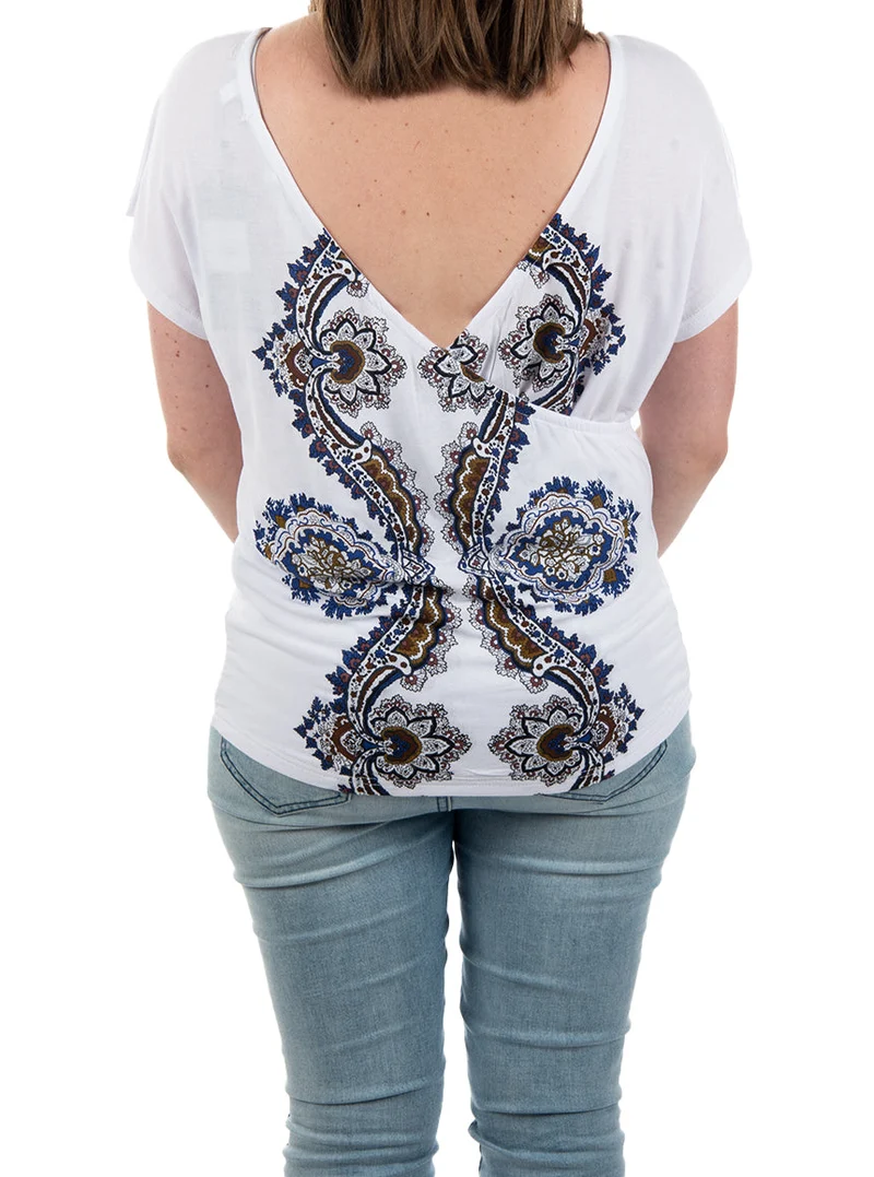 T-shirt drapé