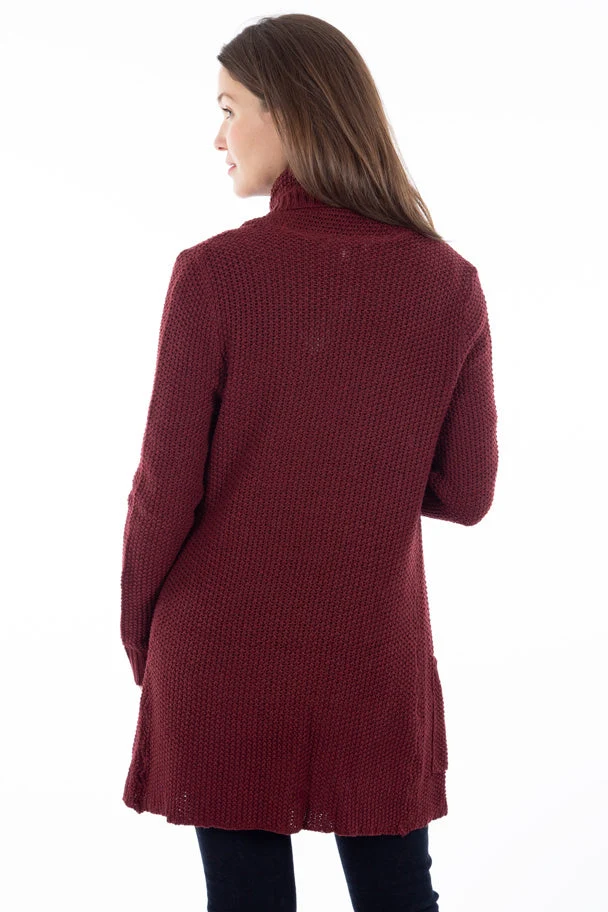 Cardigan uni mi-long | 4 couleurs