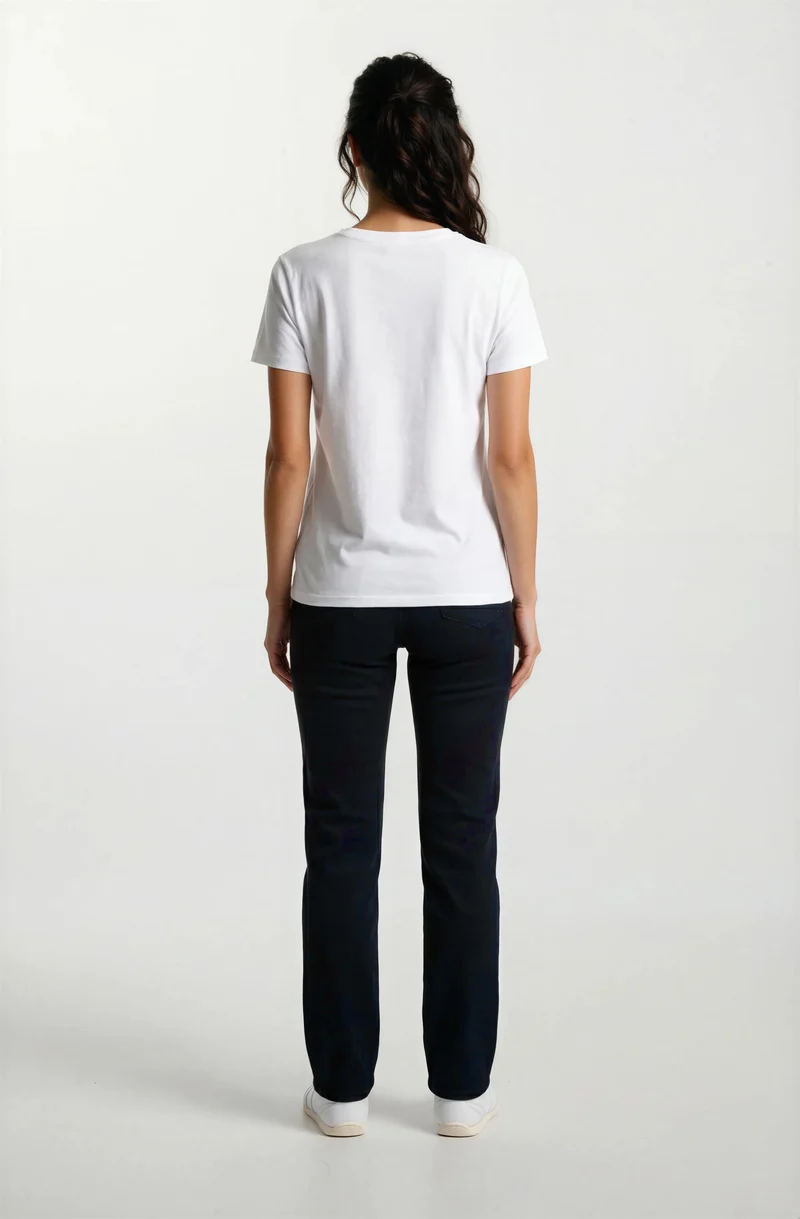 Jeans jambe droite | Taille régulière