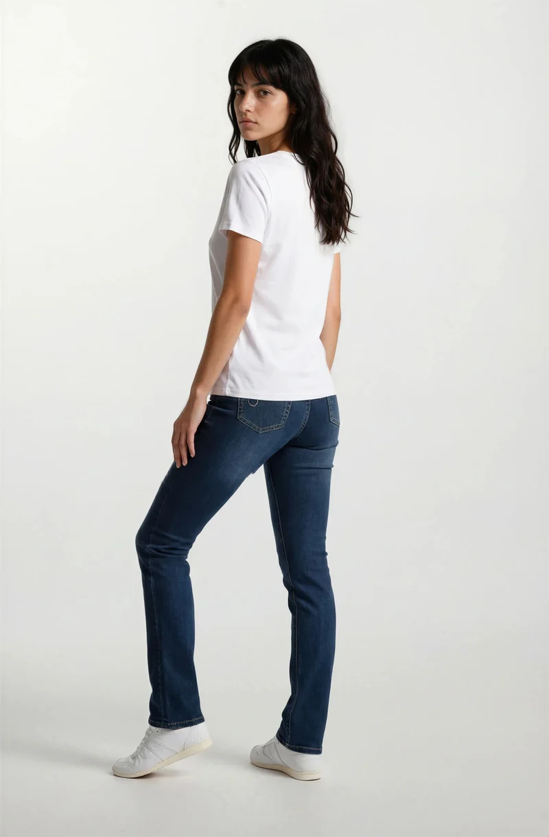 Jeans jambe droite | Taille régulière