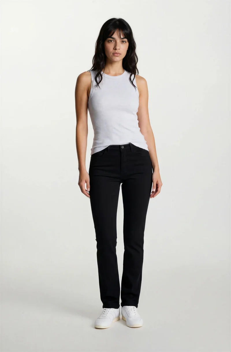 Jeans jambe droite | Taille régulière