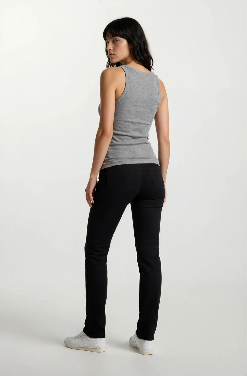 Jeans jambe droite | Taille régulière