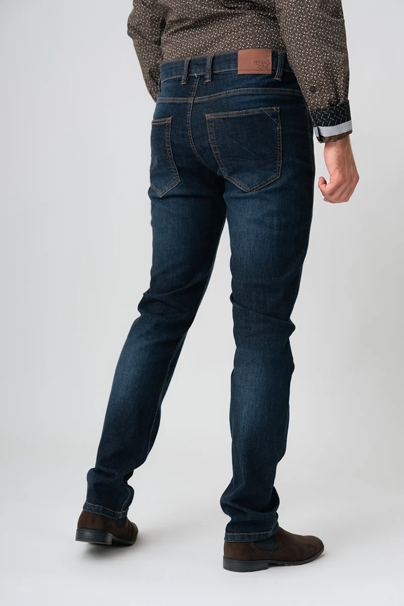 Le jeans étroit taille régulière | Modèle Gagnon