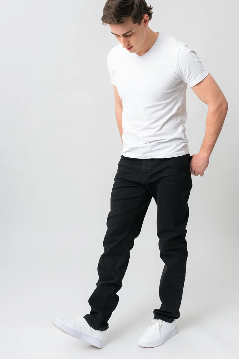 Le jeans droit taille régulière | Modèle Tremblay