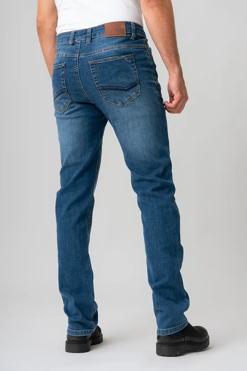 Le jeans droit taille régulière | Modèle Tremblay