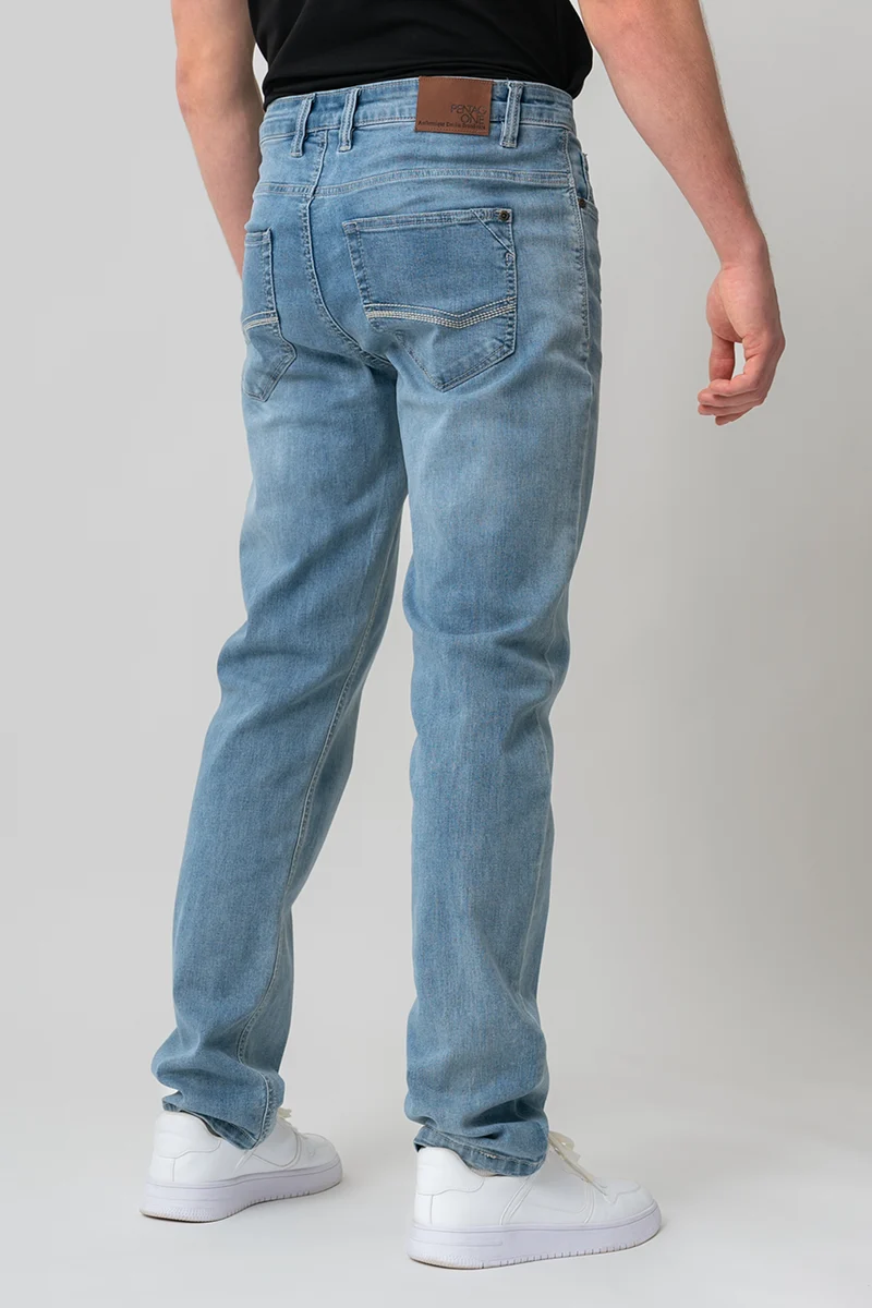 Le jeans droit taille régulière | Modèle Tremblay