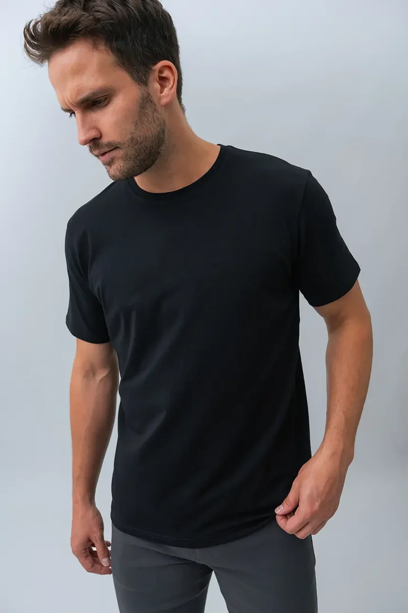 T-shirt uni en coton biologique