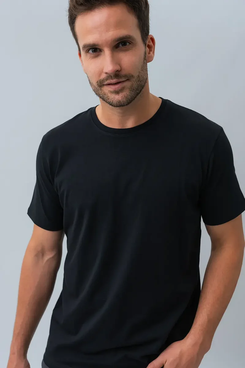 T-shirt uni en coton biologique