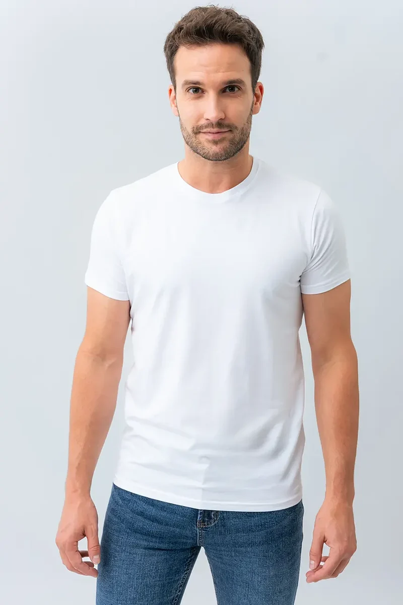 T-shirt uni en coton biologique