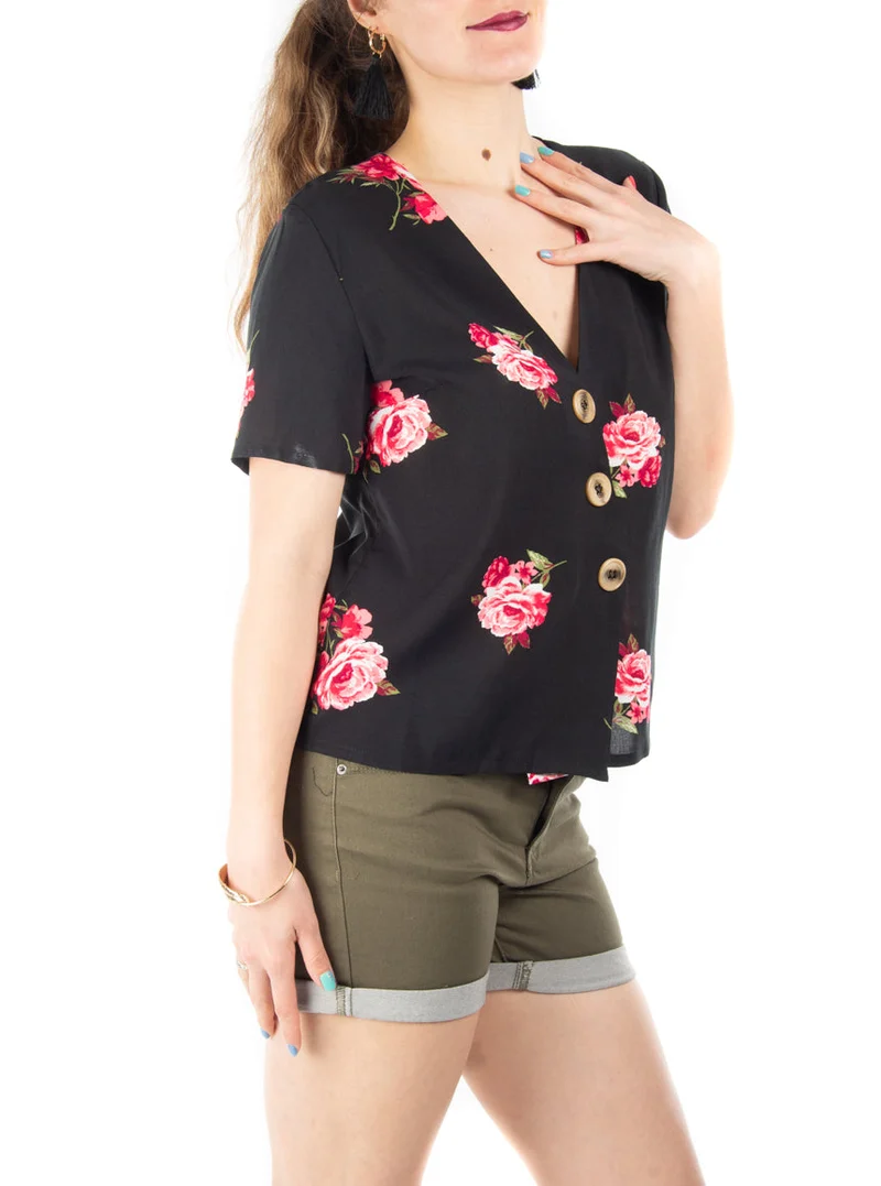 Blouse cache-cœur