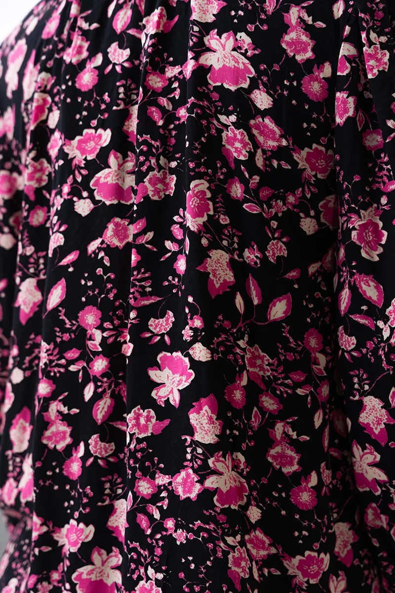 La blouse fluide imprimé floral