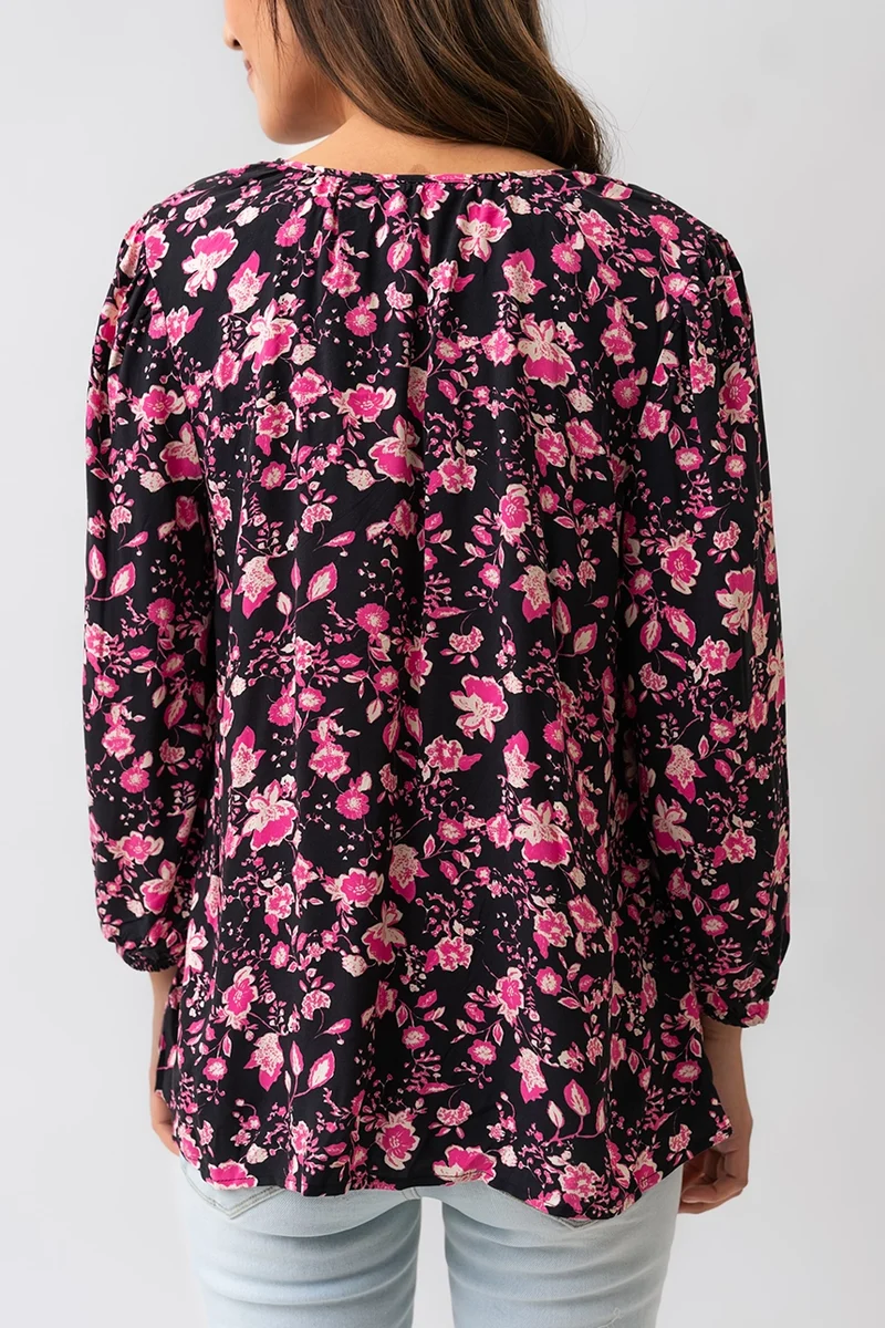 La blouse fluide imprimé floral