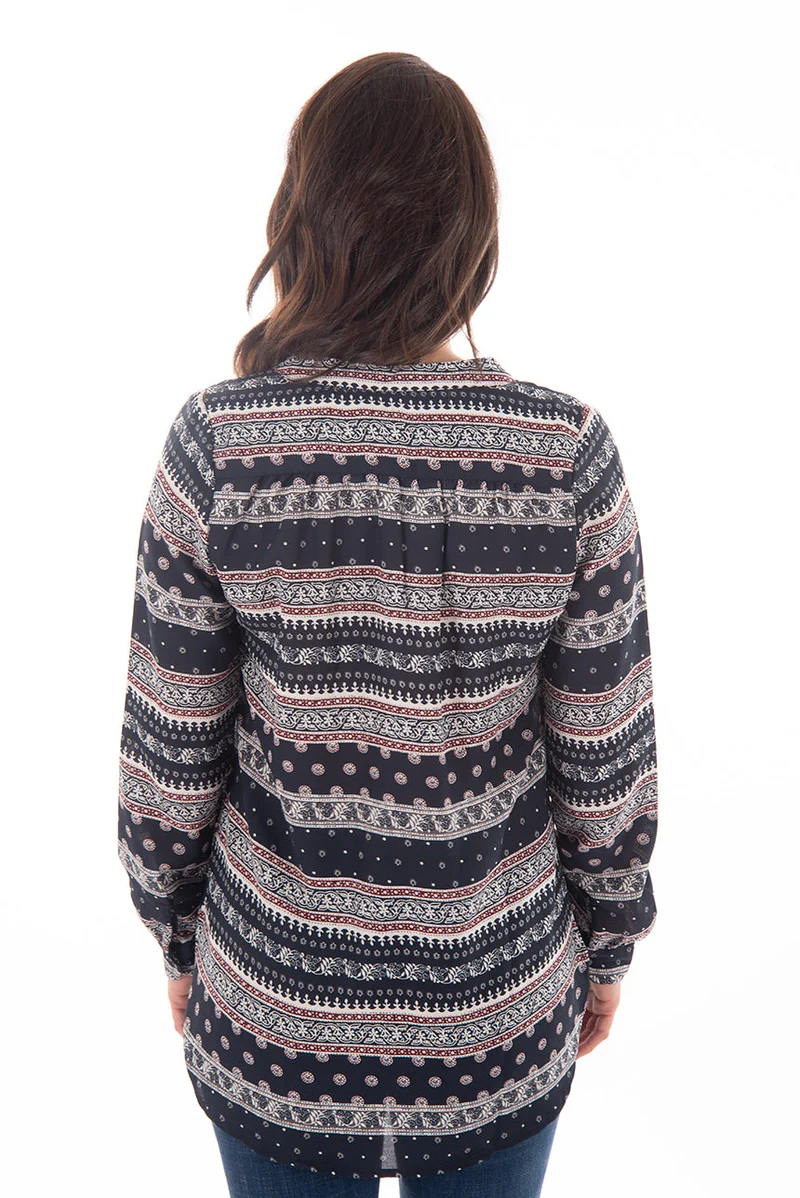 Blouse fluide imprimée