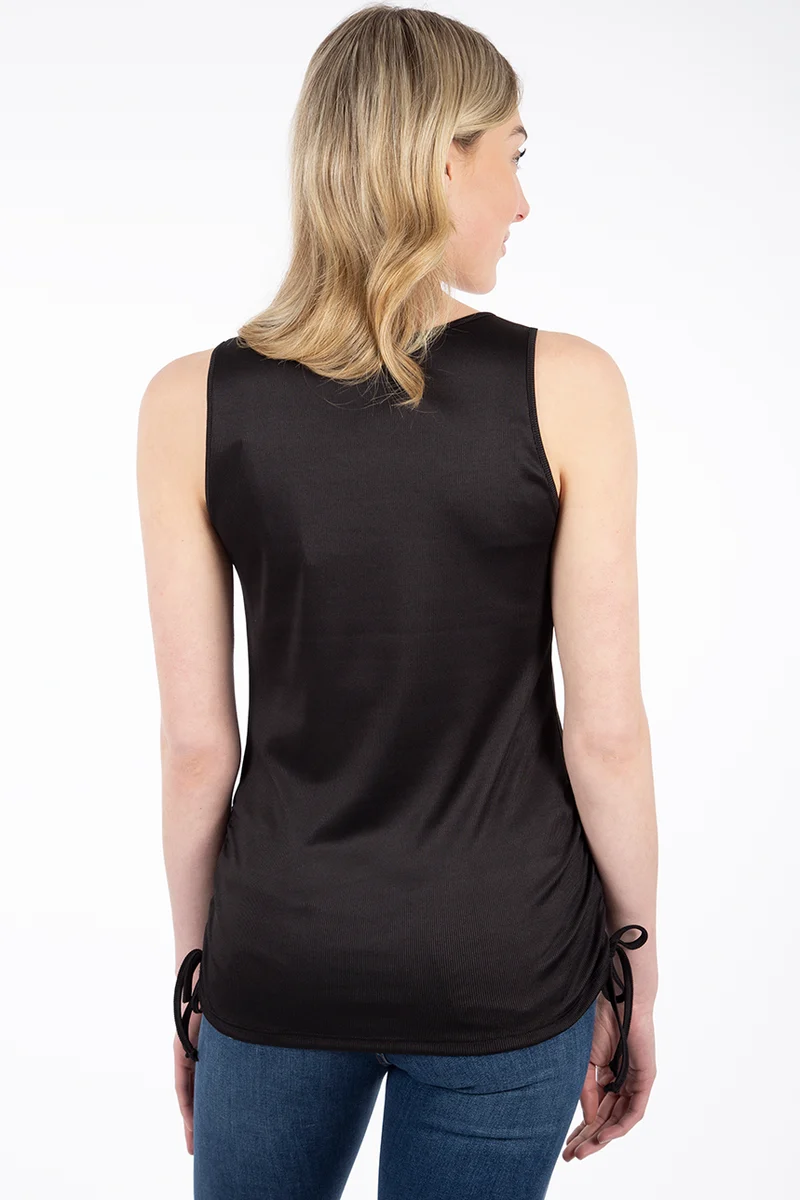 Camisole côtés froncés | Fabriquée au Québec | 3 couleurs