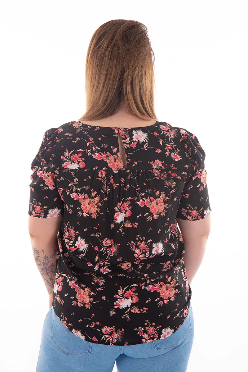 Blouse fluide manches courtes | 3 couleurs