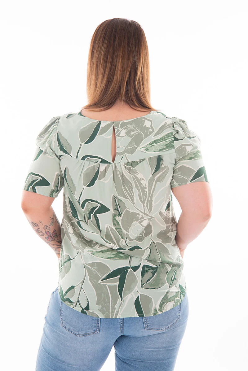 Blouse fluide manches courtes | 3 couleurs