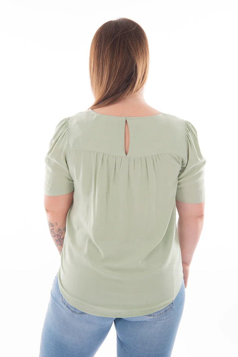 Blouse fluide manches courtes | 3 couleurs