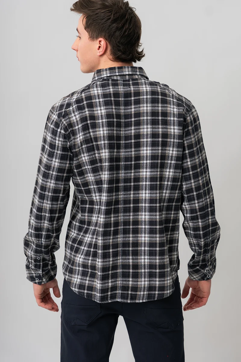 La chemise pur coton imprimé carreaux