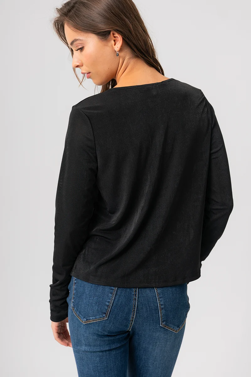 Le cardigan scintillant écourté
