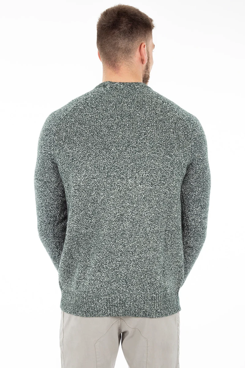 Chandail en tricot col rond 2 tons