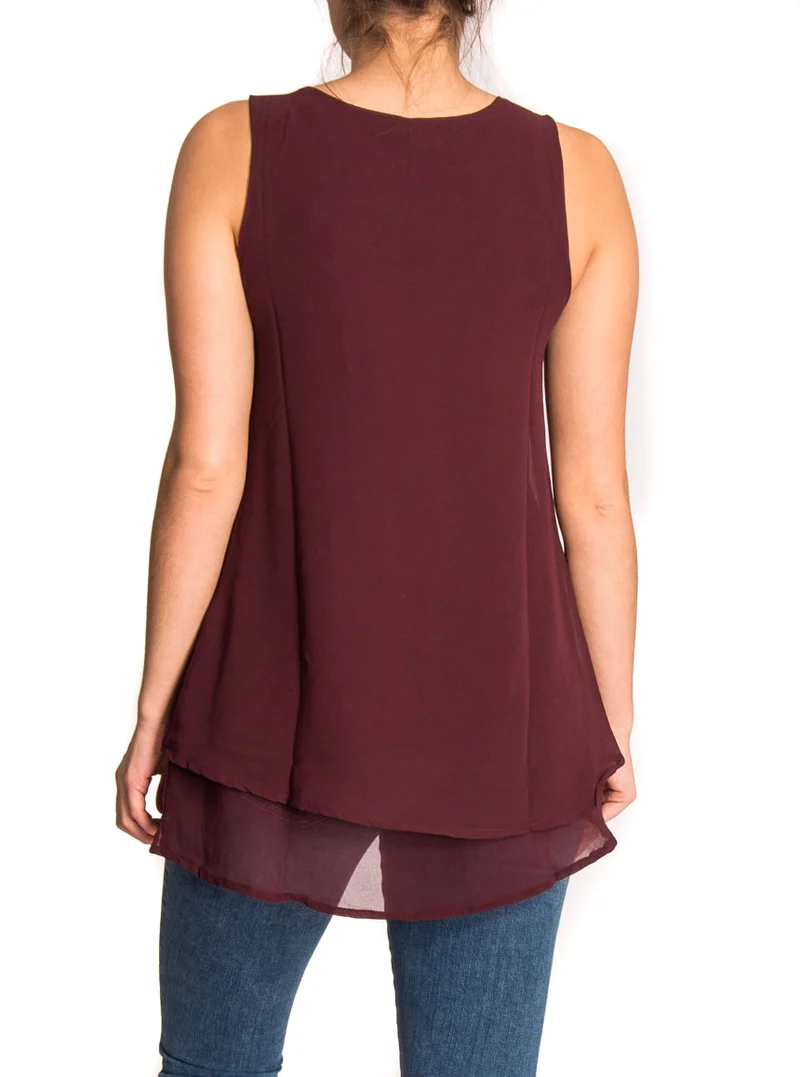 Camisole Pentagone en chiffon