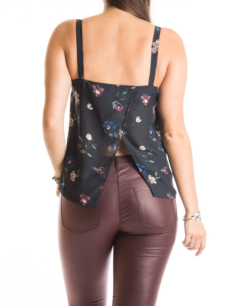 Camisole à fine bretelles